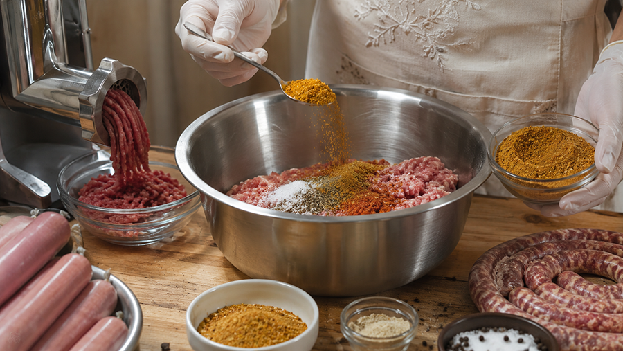 تهیه سوسیس و کالباس با ادویه سوسیس و کالباس