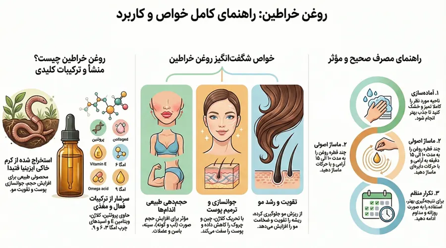 معرفی ترکیبات روغن خراطین