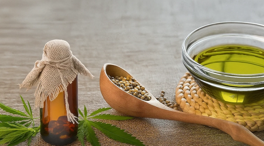 روغن شاهدانه مناسب درمان التهاب و خشکی پوست