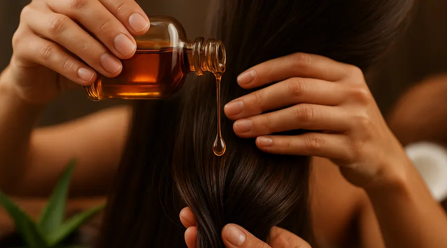افزایش ضخامت و کاهش ریزش مو با روغن خراطین اصل دکتر اویل