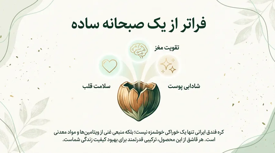 کره فندق برای صبحانه