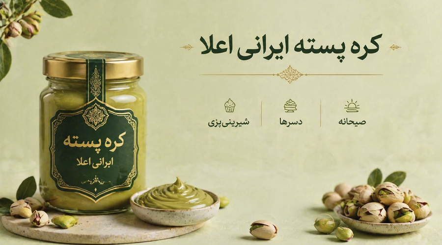 خرید کره پسته ایرانی در اصفهان