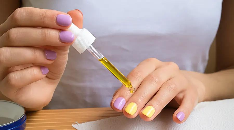 کوتیکول نرم و مرطوب با روغن رزهیپ